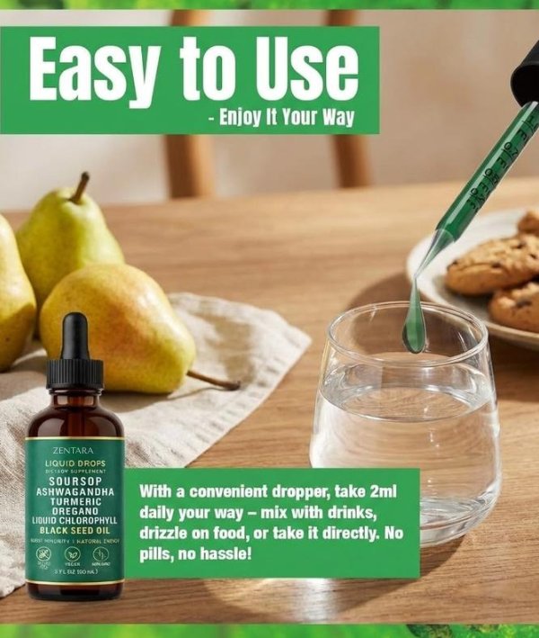 Zentara® Soursop Bitters Liquid Drops